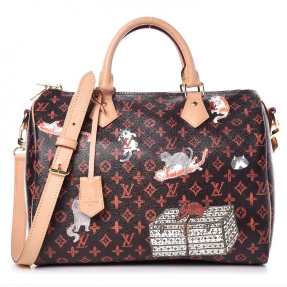 **SOLD** Louis Vuitton x Grace Coddington Catogram